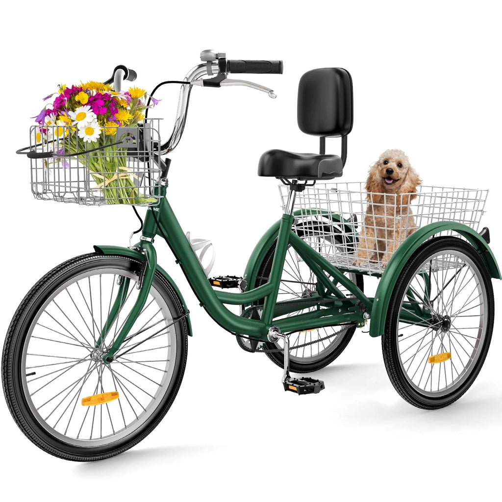 Blue 26 Adult Tricycle 3 Wheel Bike L6241