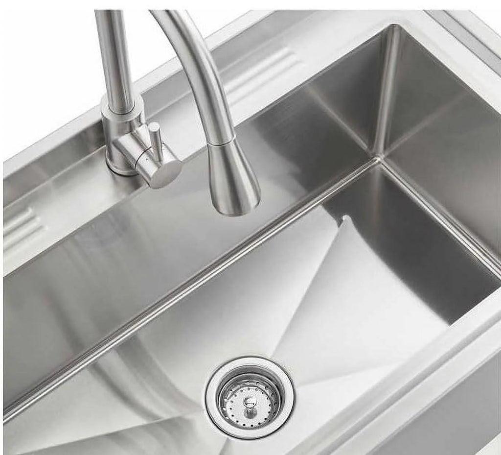 Stainless Steel Single Bowl Utility Sink with Pull-Out Faucet A793