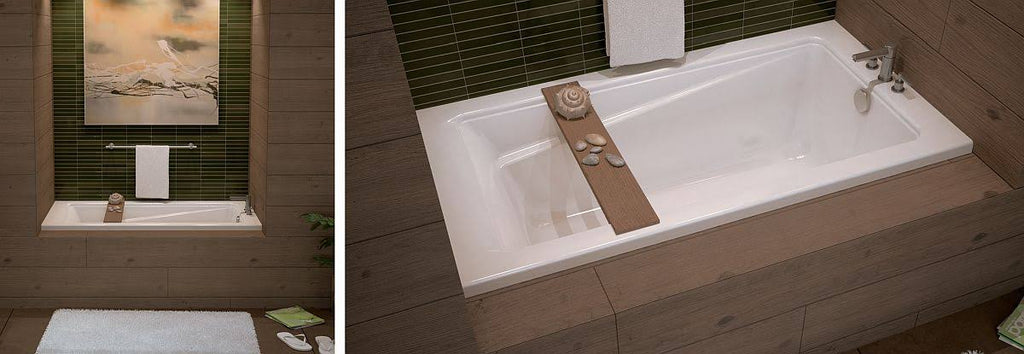 60in x 32in Soaking Bathtub with Right Hand Drain A368089