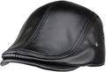 Genuine Leather Newsboy Hat J1903