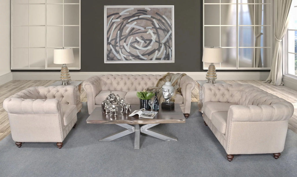 Dark Linen Sofa J94622