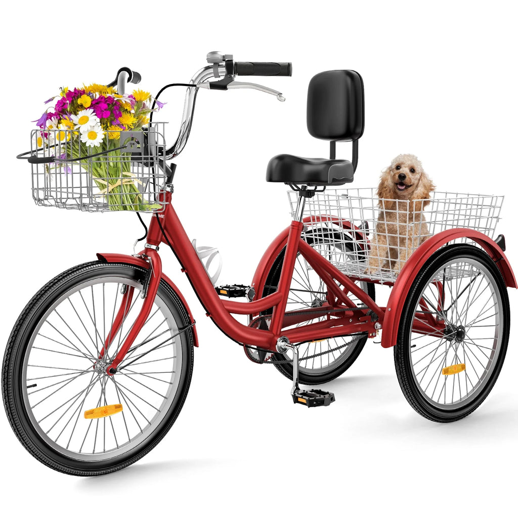 Blue 26 Adult Tricycle 3 Wheel Bike L6241
