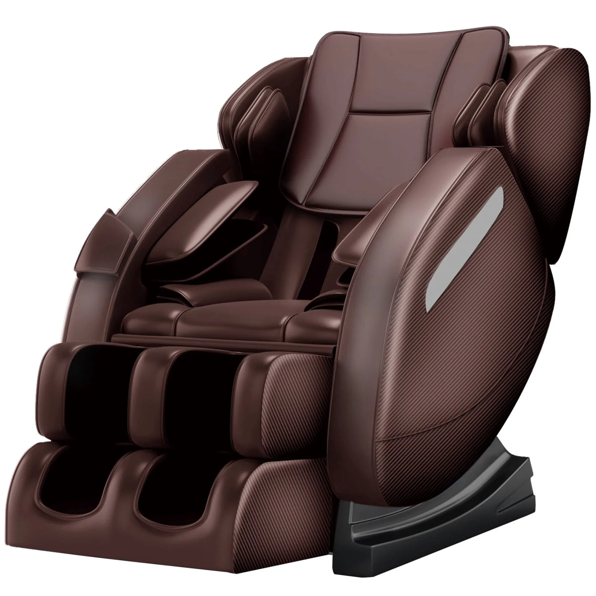 Black Full Body Zero Gravity Massage Chair with Heat and Foot Roller L739