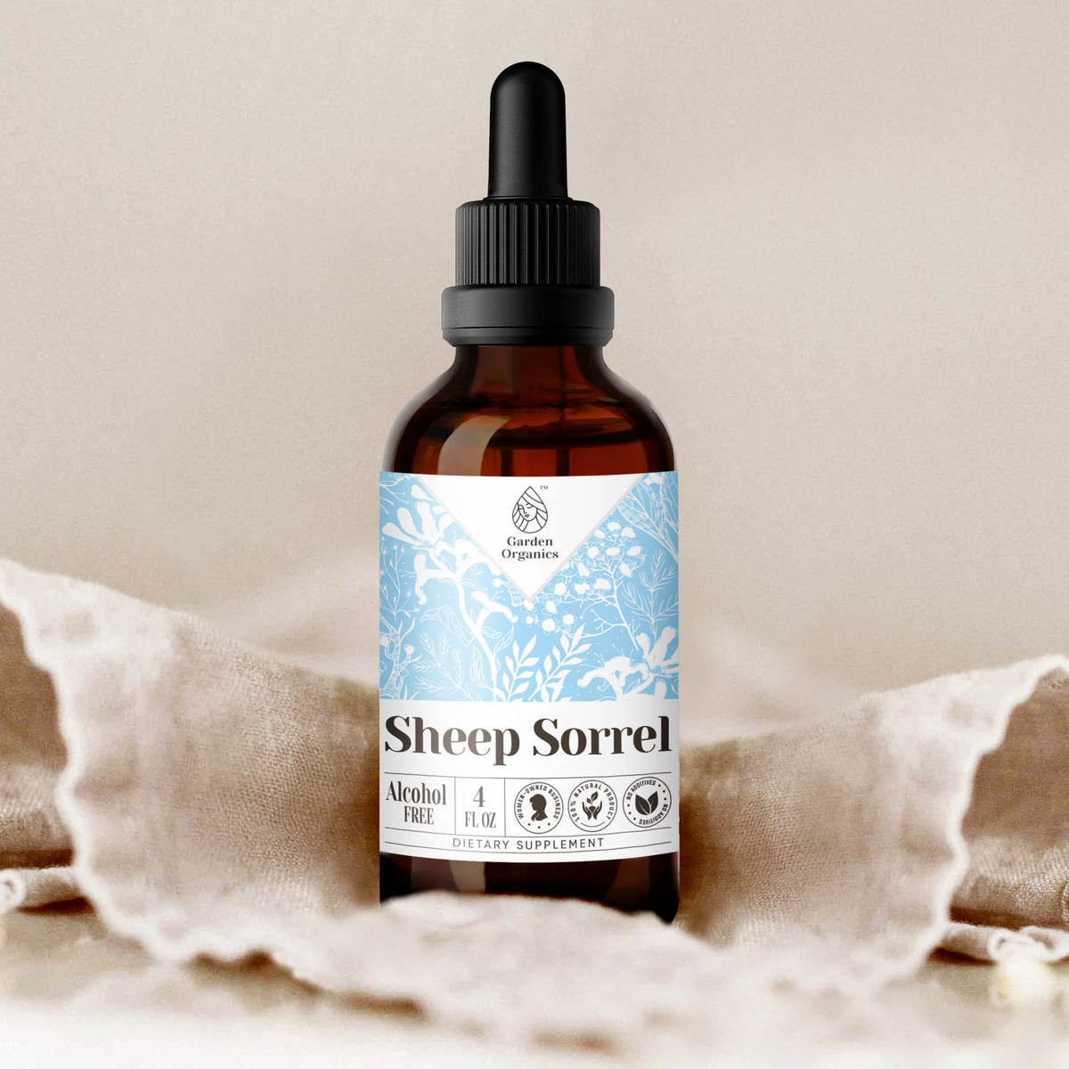 Organic Sheep Sorrel Alcohol-Free Extract 4 fl oz K38158