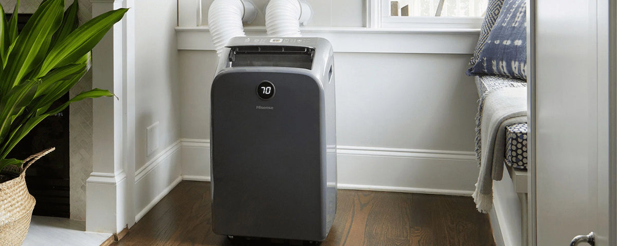 10,000-BTU Dual Hose Portable Air Conditioner with Heat Y536