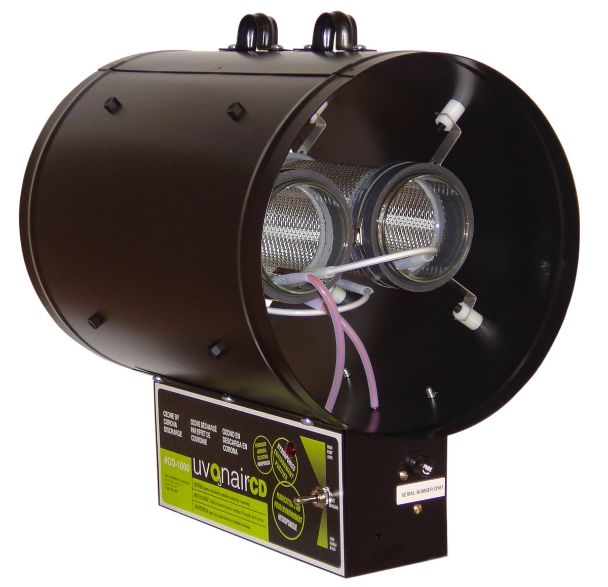 10 in Inline Duct Ozonator 2 Cell Y7426
