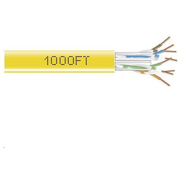 Yellow CAT 6 UTP Bulk Cable 1000 ft V56151
