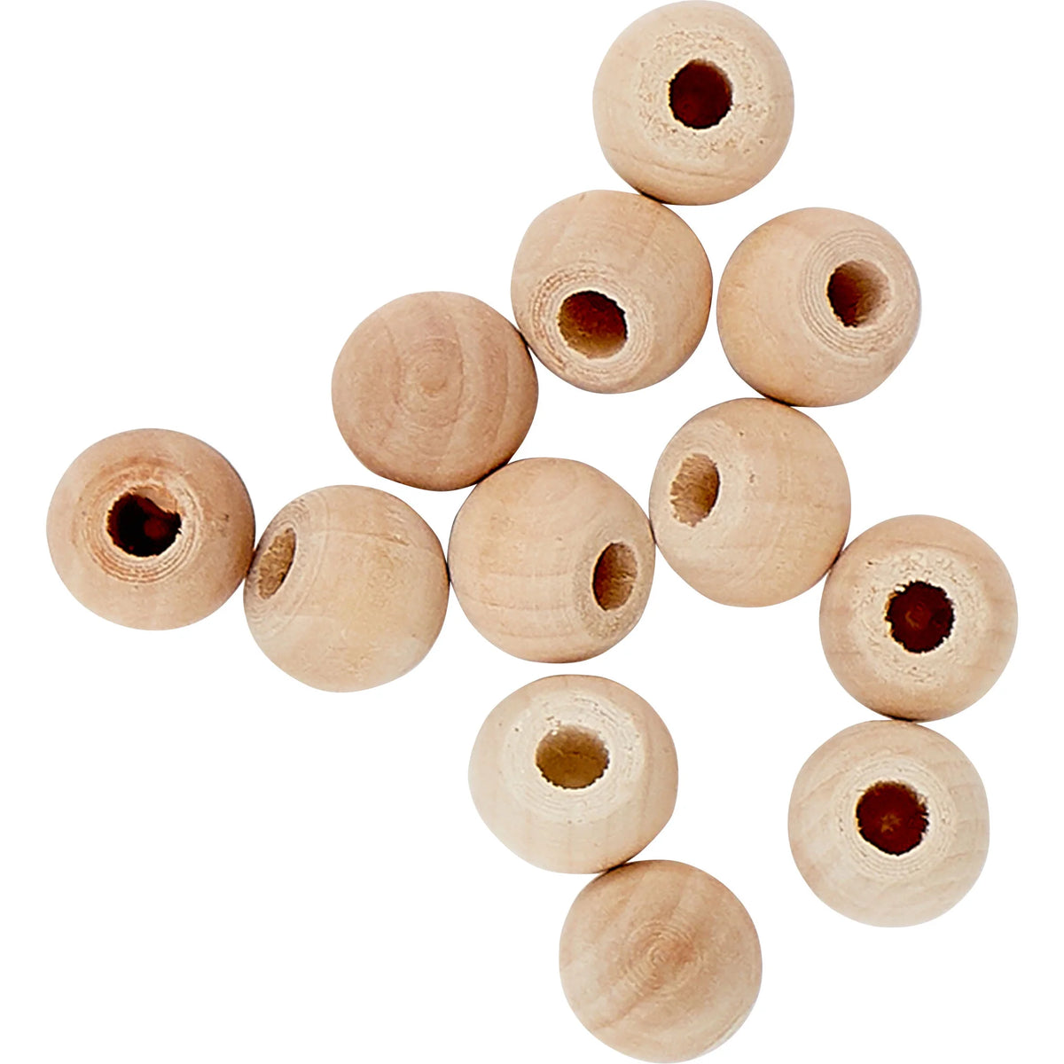 12 Piece Small Wood Knobs L474