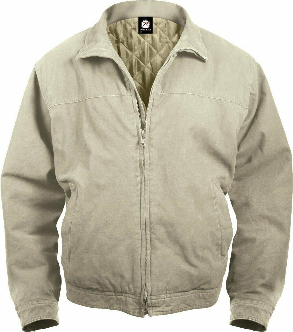 Khaki Concealed Carry Jacket D3365