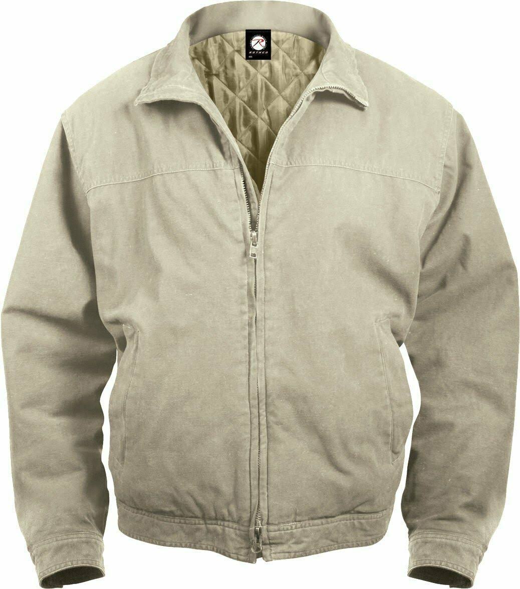 Khaki Concealed Carry Jacket D3365