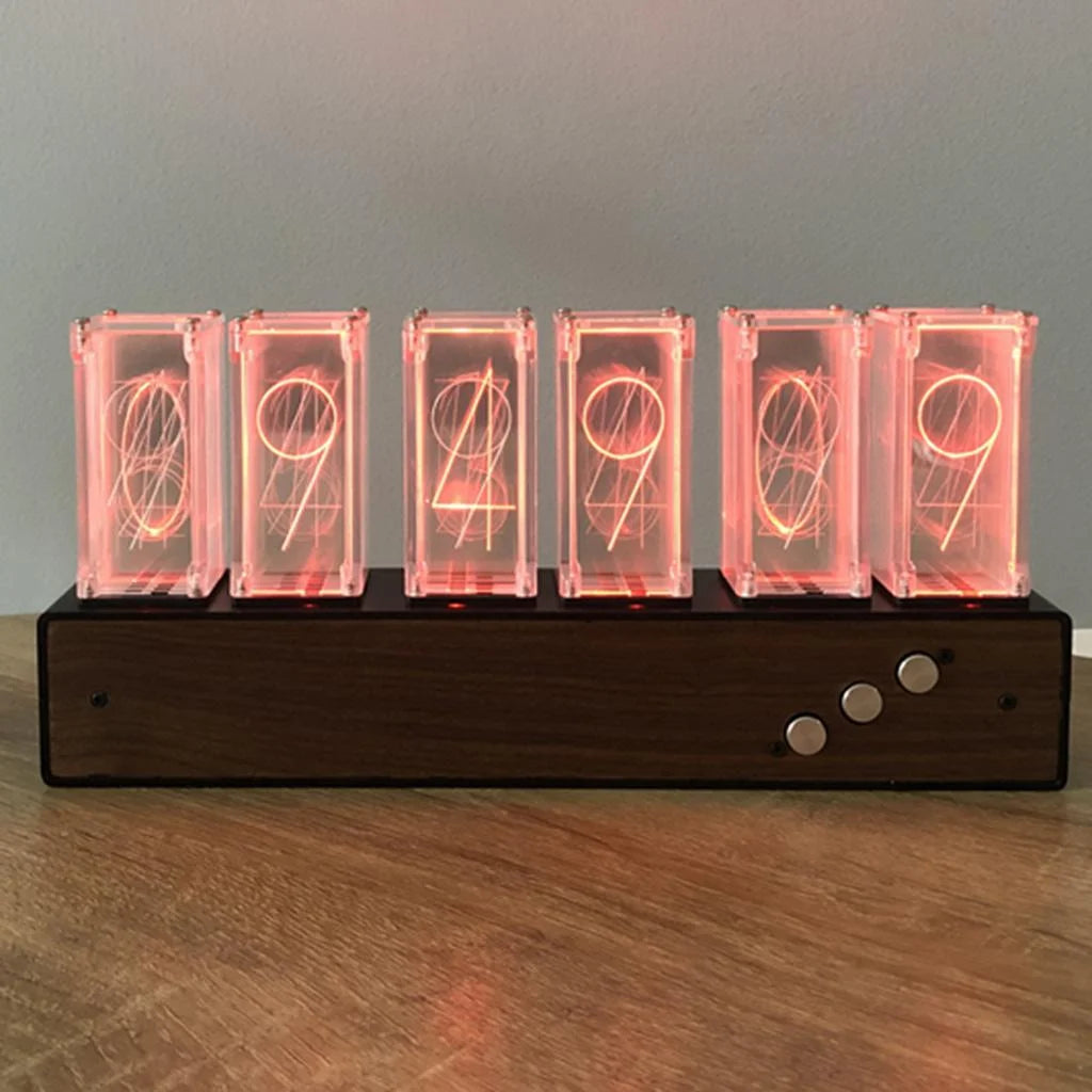 LED Nixie Clock Digital Tube Clock Q609