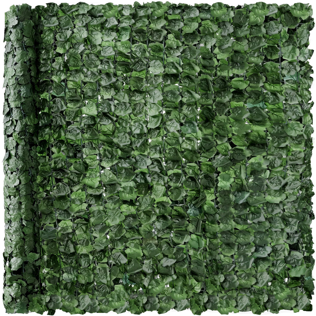 94x39in Artificial Faux Ivy Hedge Privacy Fence Screen I56552