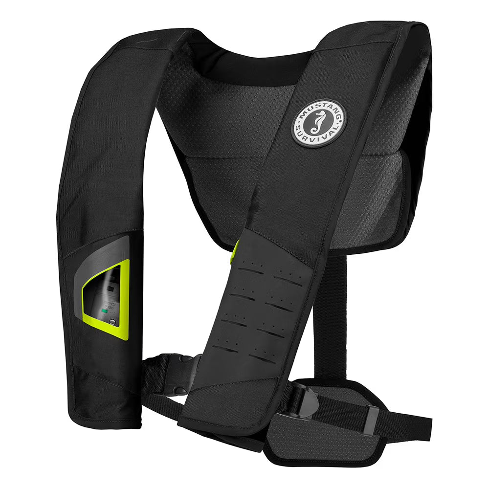 Black/Fluorescent Yellow-green Manual Inflatable PFD I727000