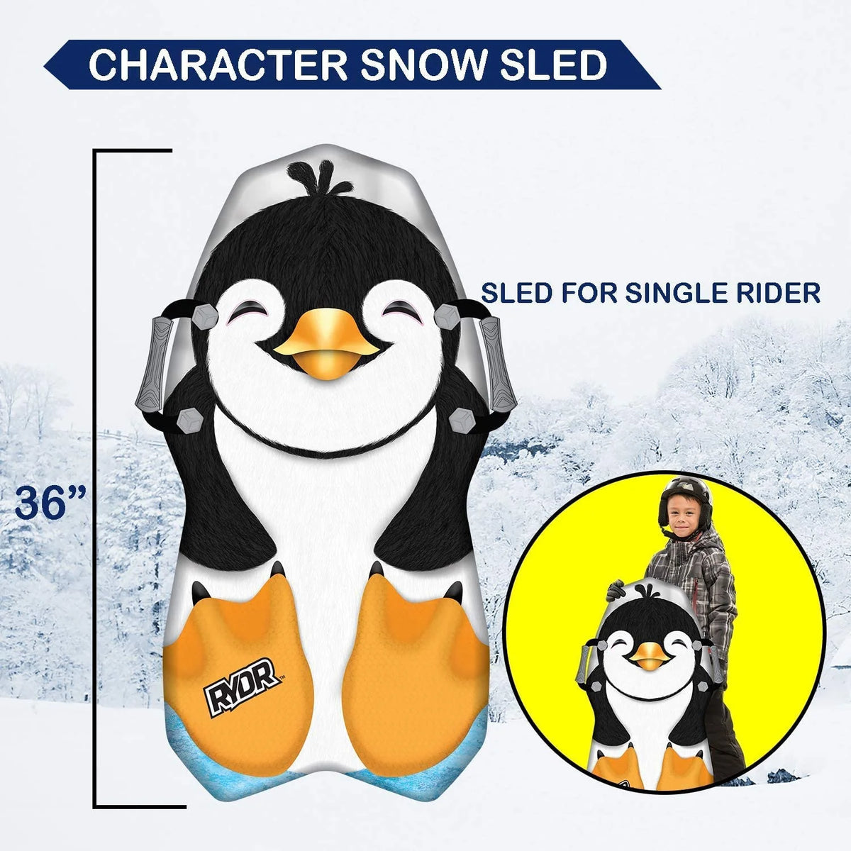 36" Foam Snow Sled I4909