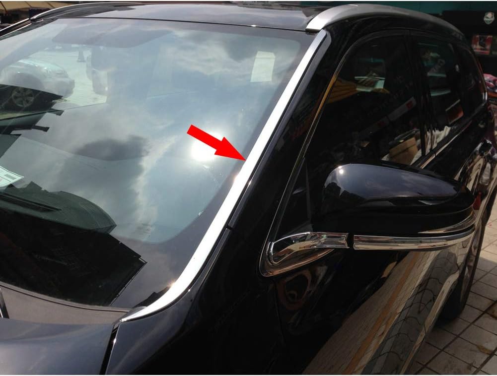 Stainless Steel Windshield Side Window Cover Trim Pack of 2 H2775