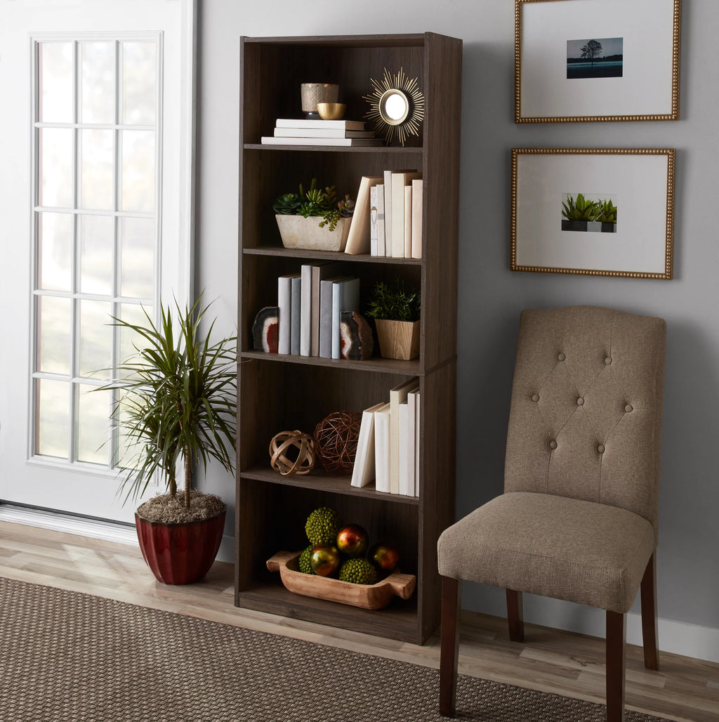 5-Shelf Bookcase with Adjustable Shelves C34726
