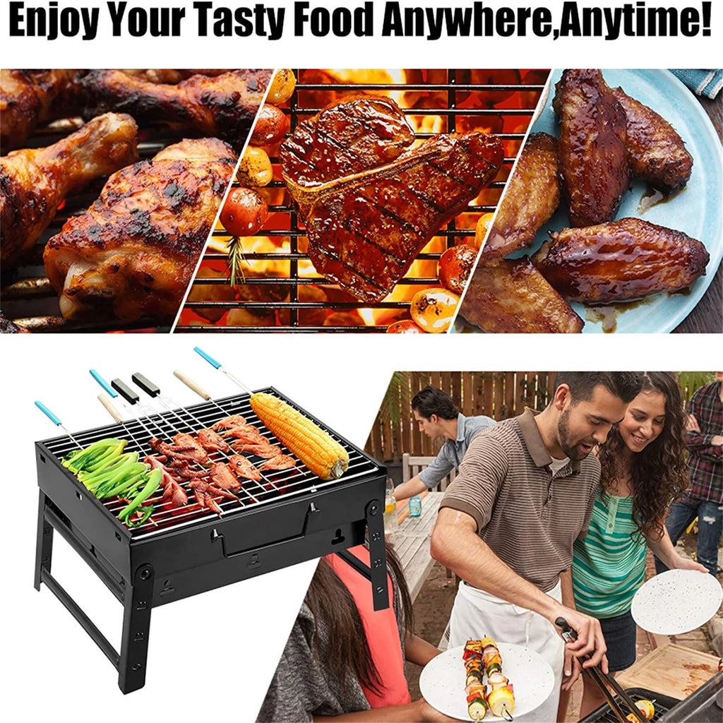 Charcoal Portable Folding BBQ Grill Y303056