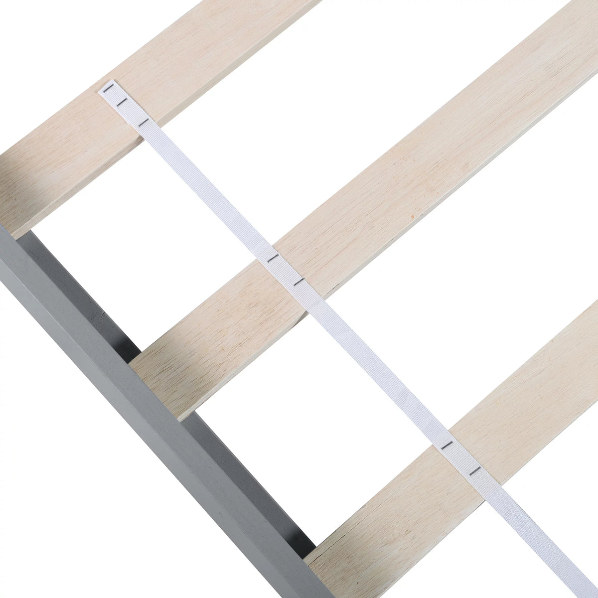 Twin Size Wood Platform Bed with Trundle Q47976