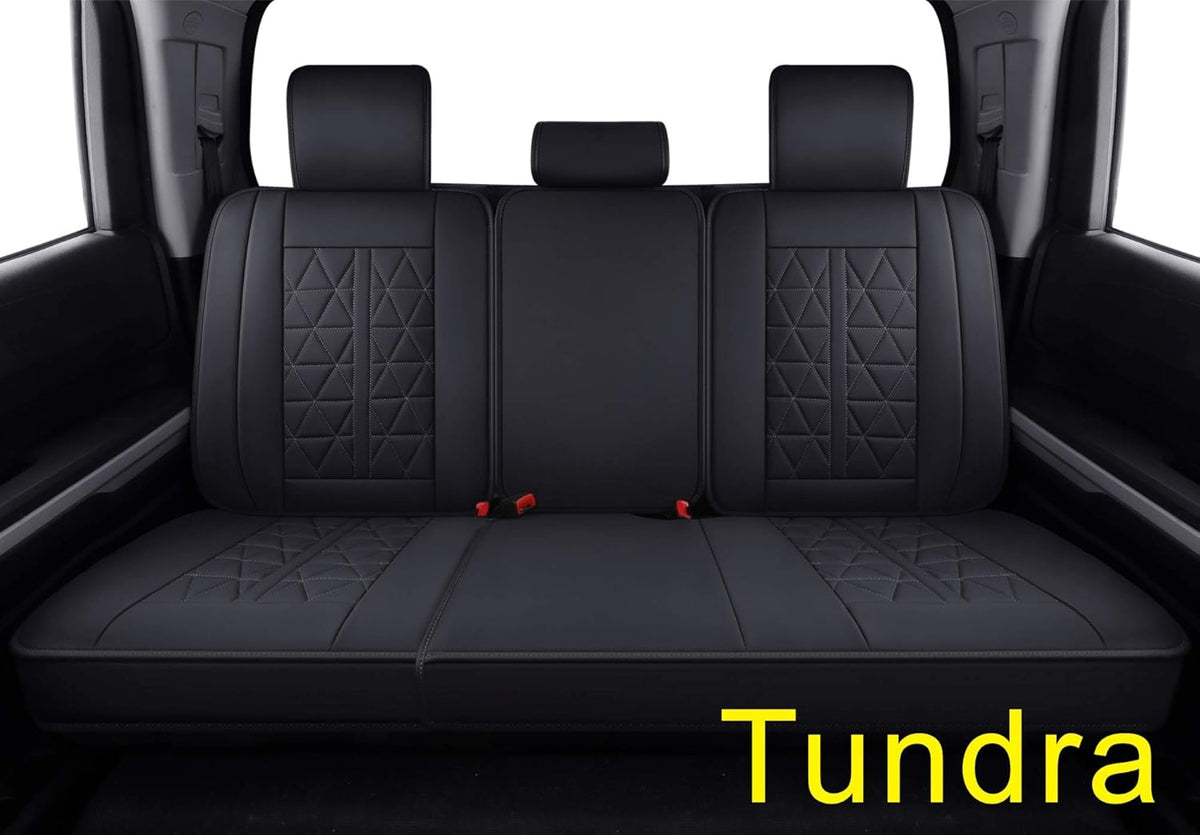 Waterproof Faux Leather Seat Covers (Black 2 PCS) B320497