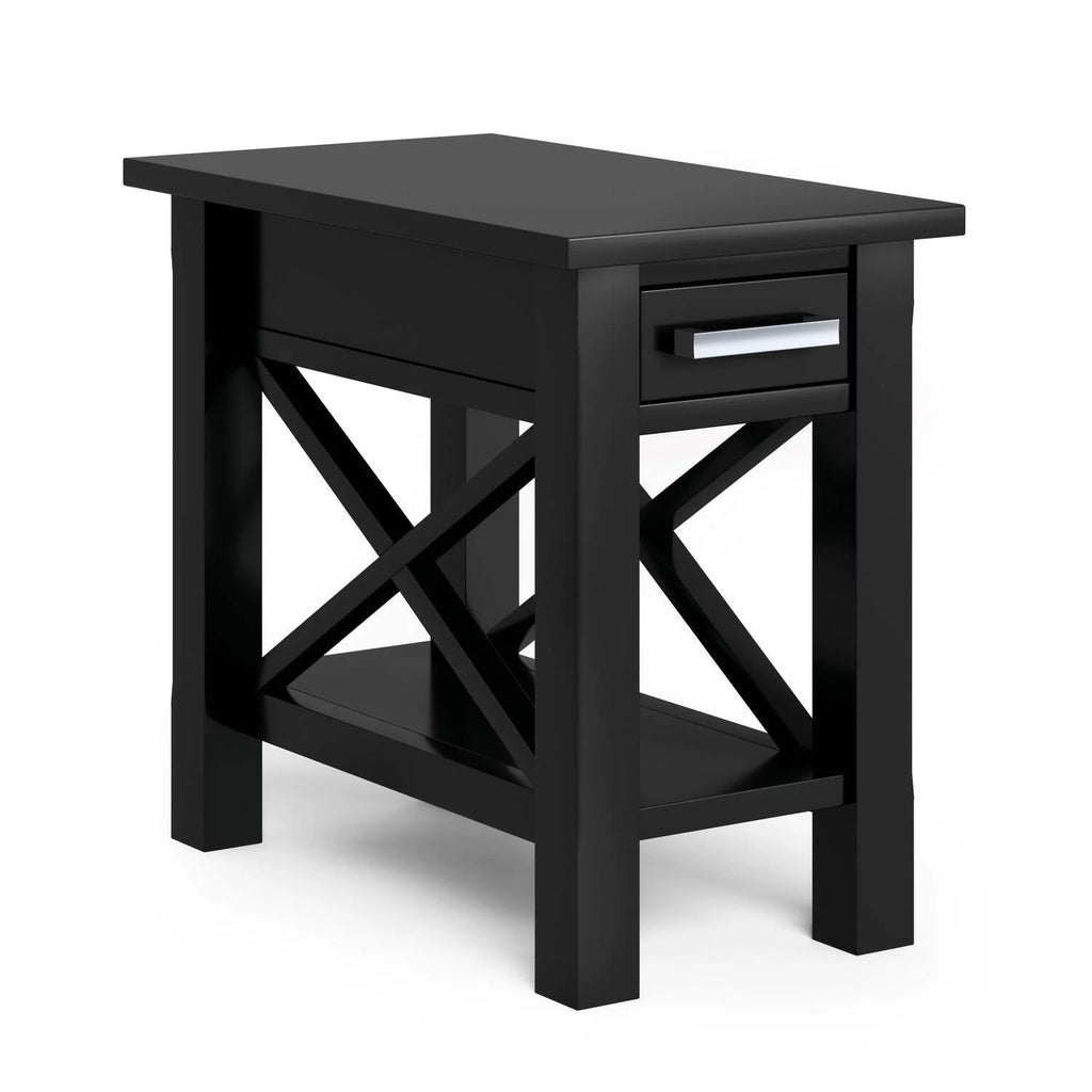 Black Narrow Side Table P7257