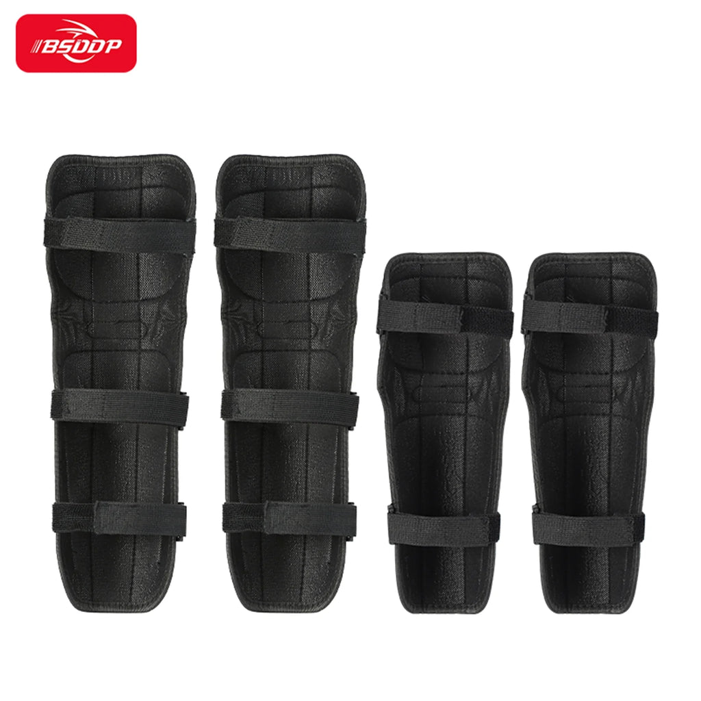 Motorcycle Knee Pads 4 Piece Set Elbow Knee Protection Reflective Breathable Protective Gear X720684