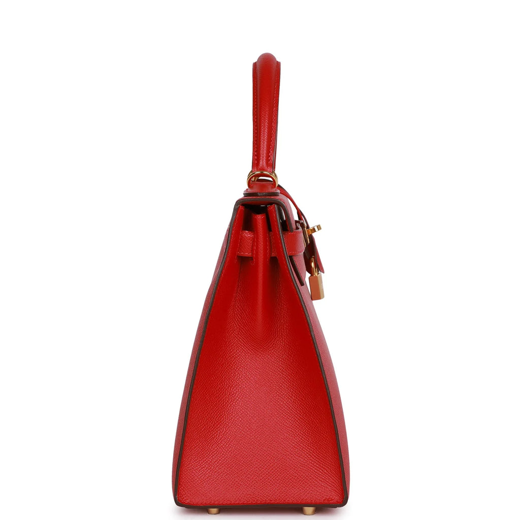 Rouge Casaque Epsom Leather Handbag O357
