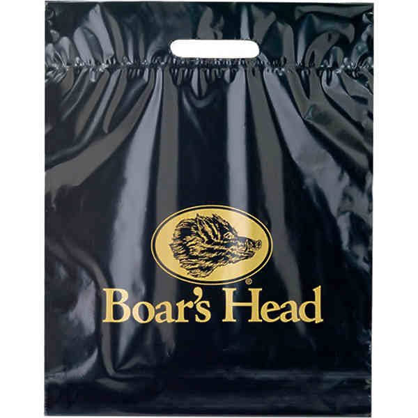 250 Custom Plastic Die Cut Bag 9x22 X 13x22 Q381158