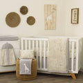 8 Piece Gray Crib Bedding Set O1996