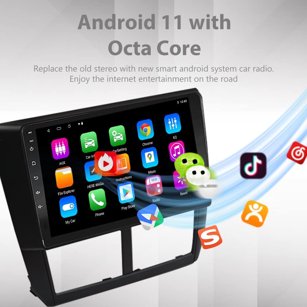 9 inch Touch Screen Car Radio for Subaru Forester Impreza D201
