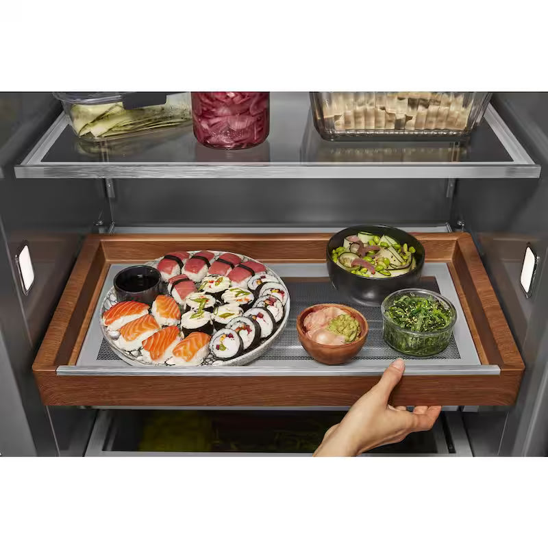 Built-In Side by Side Refrigerator in Stainless Steel E41056