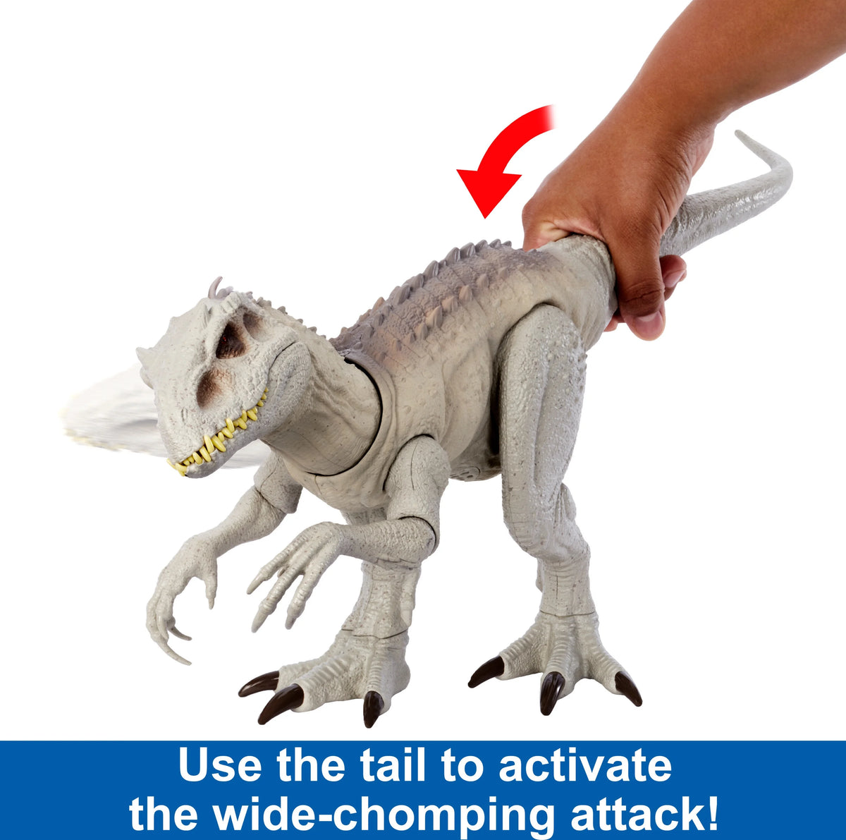Camouflage Indominus Rex Dinosaur Action Figure with Lights, Sound & Motion C836258