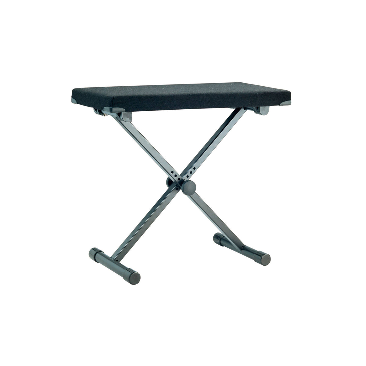 Black Fabric Keyboard Bench R6395