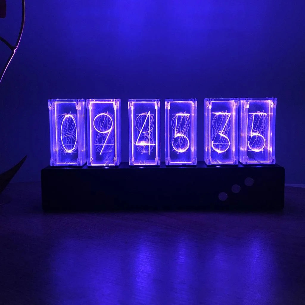 LED Nixie Clock Digital Tube Clock Q609