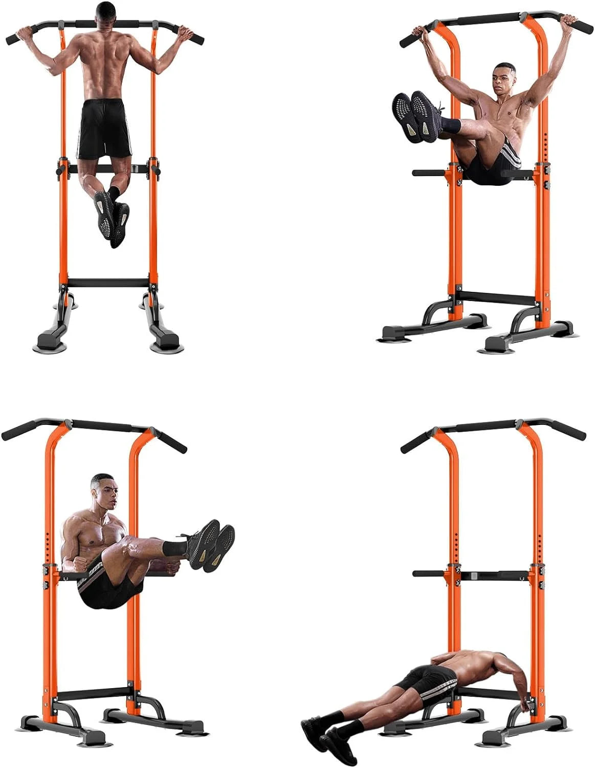 Height Adjustable Power Tower Pull up Bar T721958