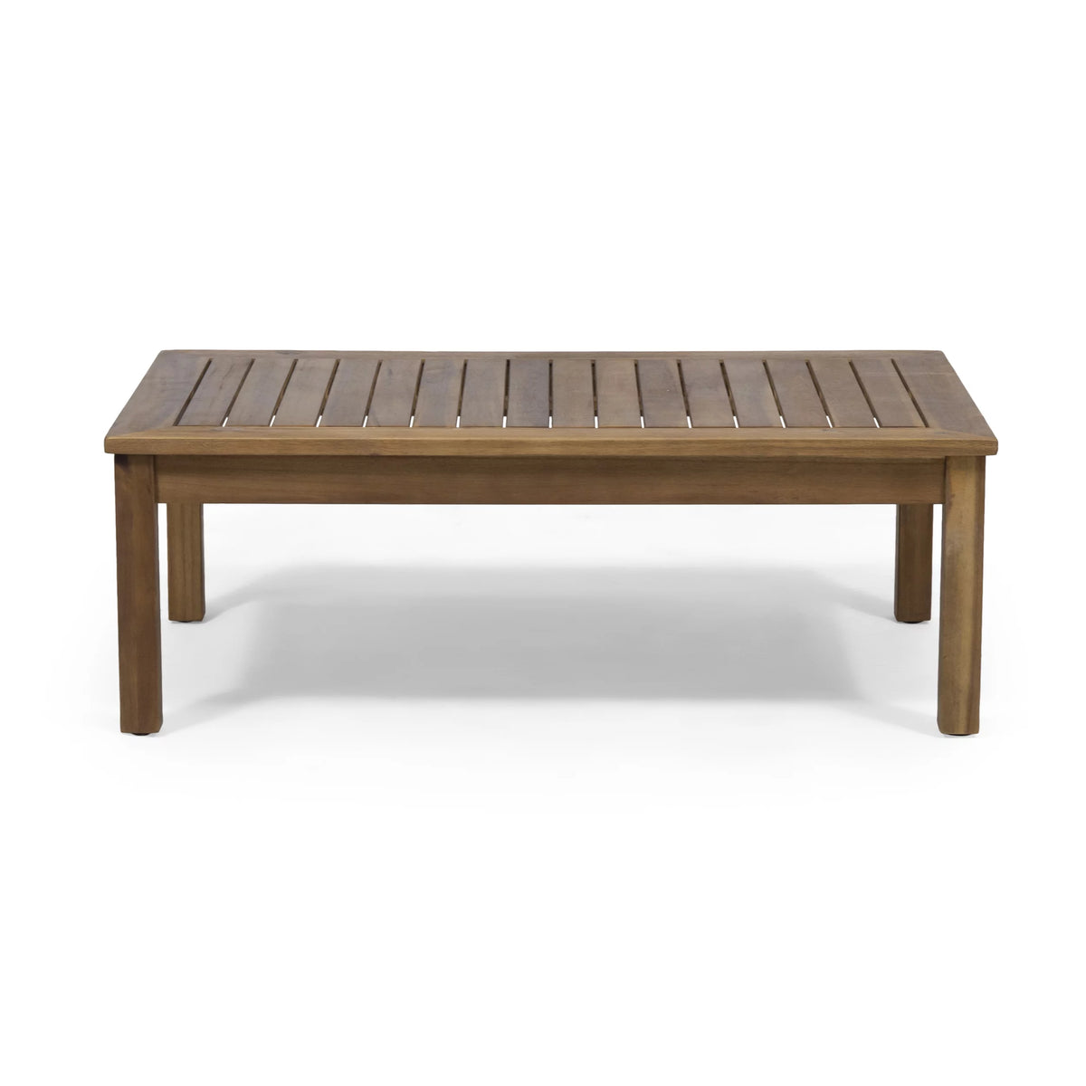 Teak and Gray Outdoor Loveseat Set F29573