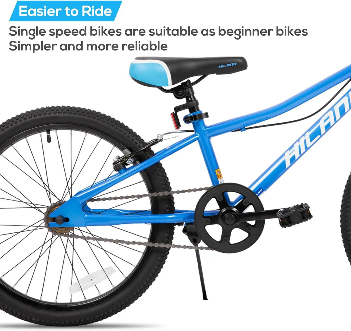 20 inch Kids Mountain Bike with Dual Handbrakes Kickstand Pink F7423
