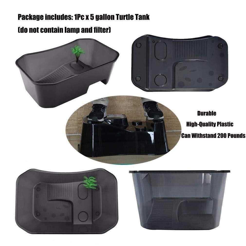 Turtle Tank Aquarium with Platform Plants G4549