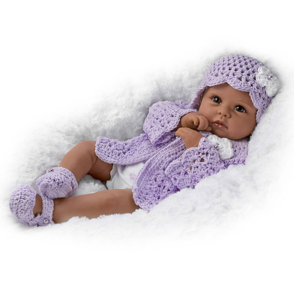 Lifelike African-American Baby Girl Doll M651271