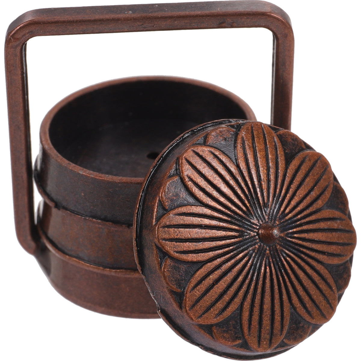 Small Metal Basket Miniature Doll House Decor N150237