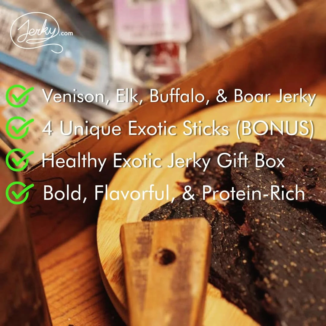 8 Piece Exotic Jerky & Meat Sticks Gift Set K687