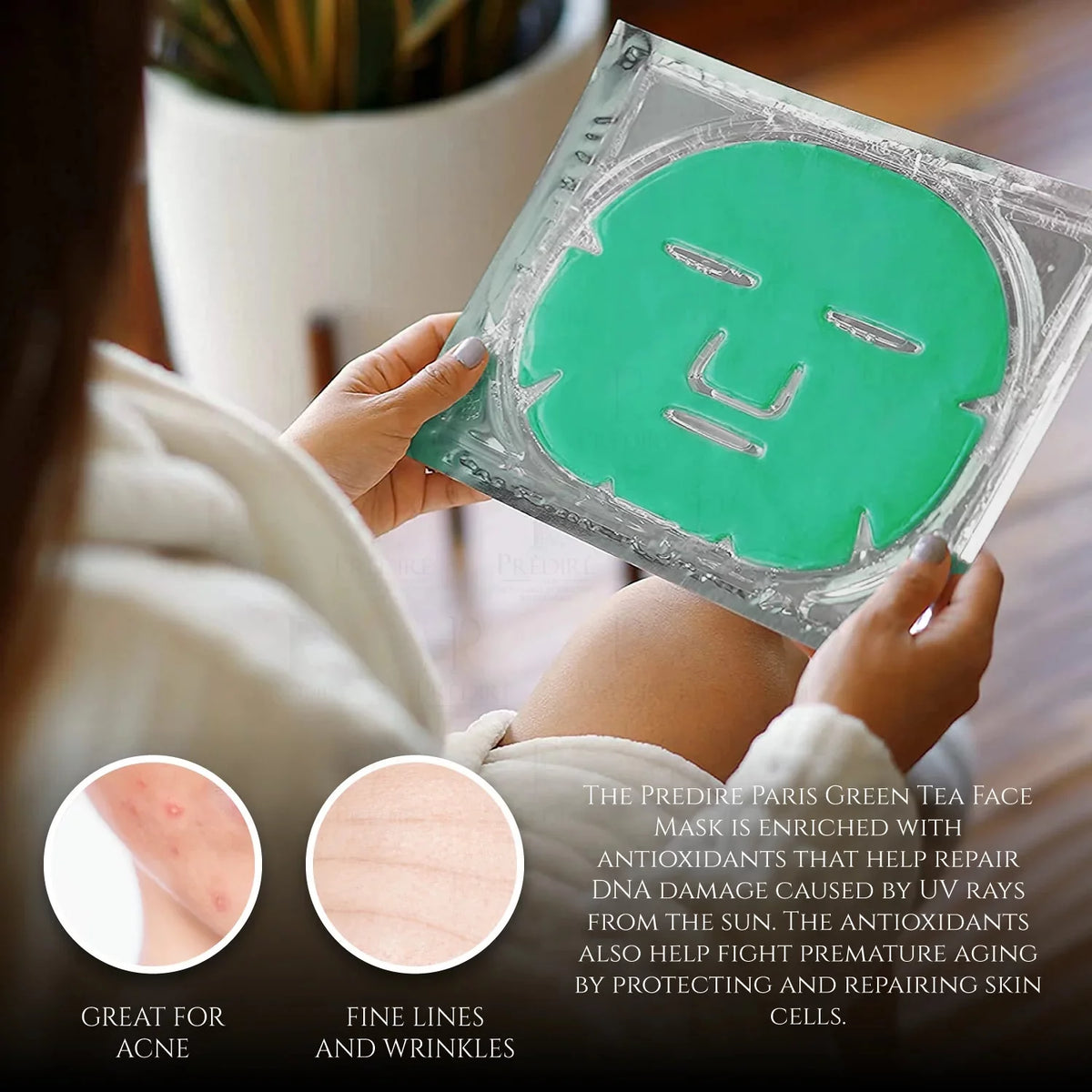 Green Tea Moisturizing Facial Mask V8827