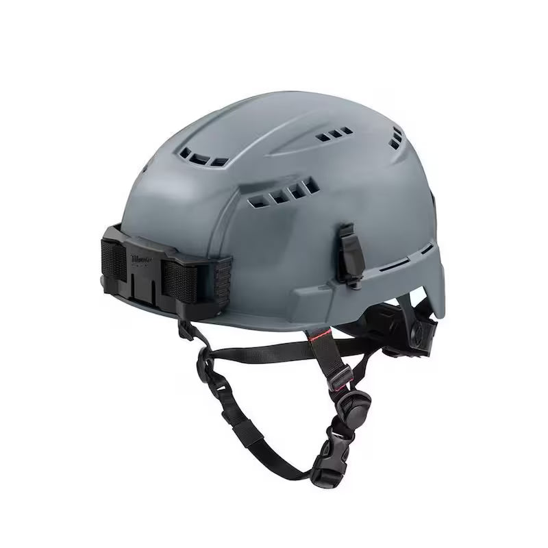 Gray Type 2 Class C Vented Safety Helmet K1057