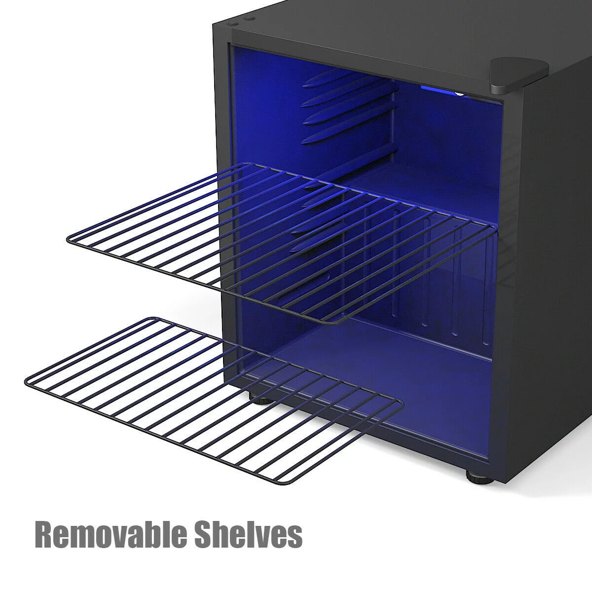 60 Can Beverage Refrigerator Cooler Glass Door Z60099