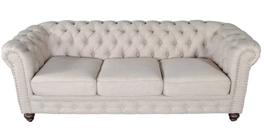 Dark Linen Sofa J94622