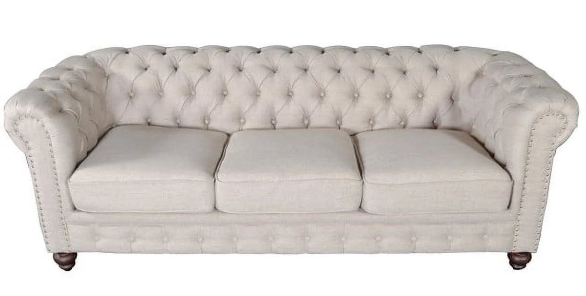 Dark Linen Sofa J94622