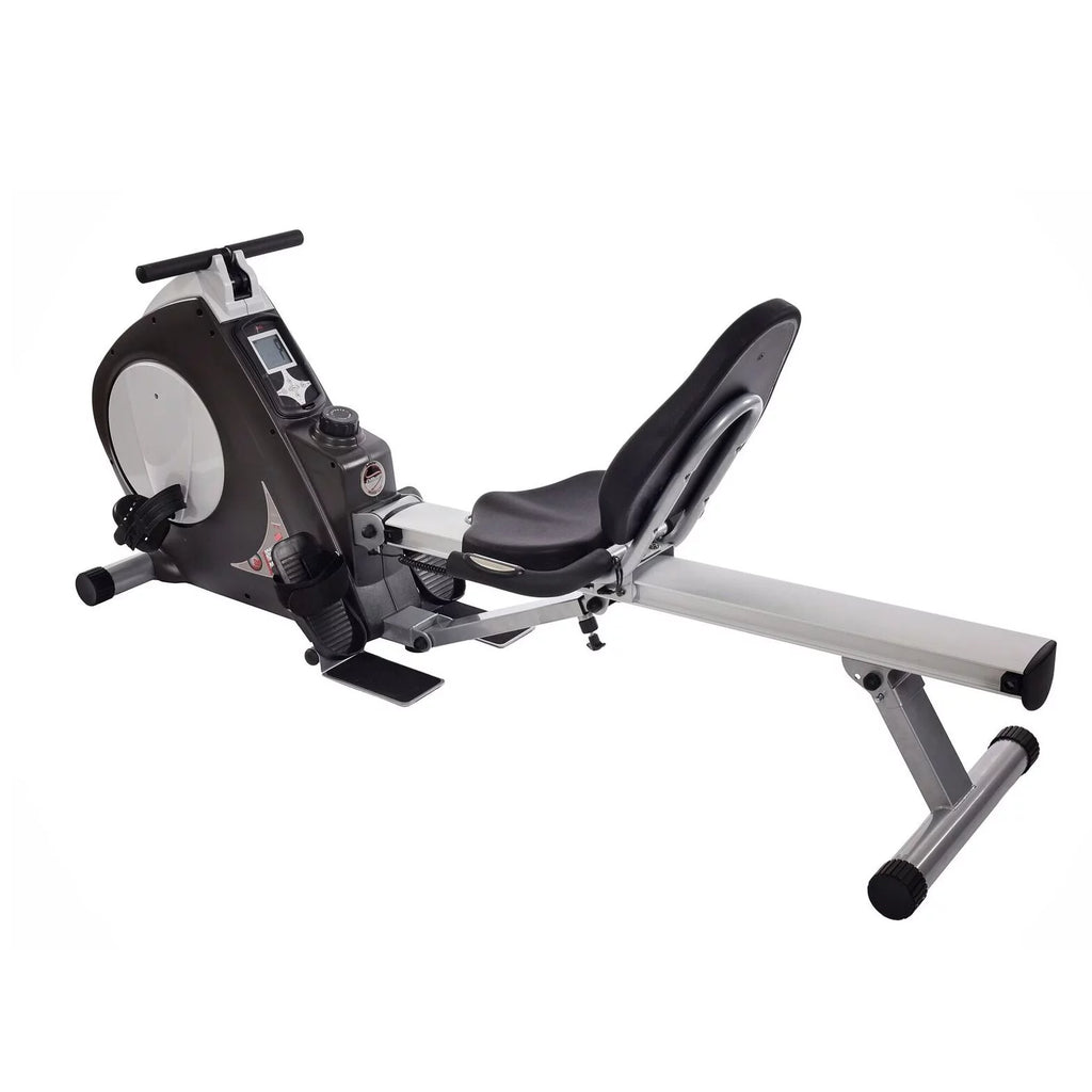 2 in 1 Recumbent Exercise Bike and Rower Machine with Magnetic Resistance C998