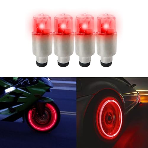 Green LED Tire Valve Stem Caps 6 Pack J933221