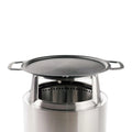 Cast Iron Cookware with Stainless Steel Hub, Weight: 19.5lbs, Cooking Surface Diameter 17.75" W201905