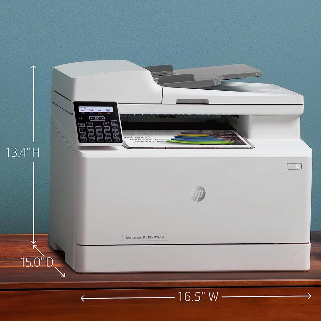 Wireless All-in-One Laser Printer, Print Scan Copy Fax, 16 ppm, 600 x 600 dpi, Auto 2-Sided Printing, 35-Sheet ADF, Ethernet P694641