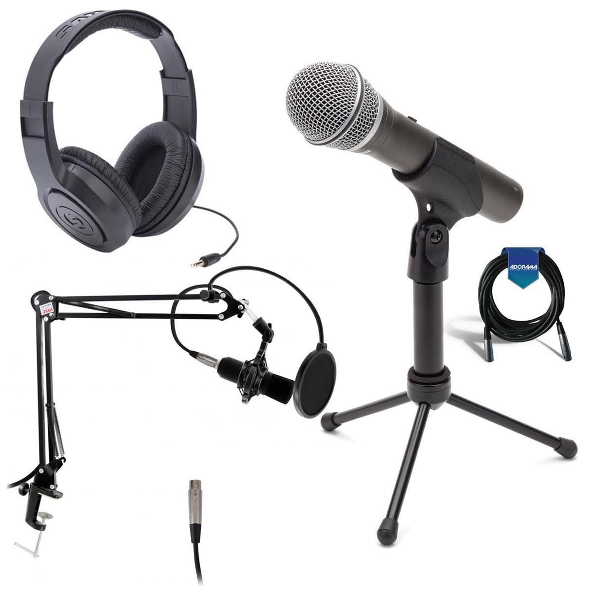 Recording and Podcasting Pack with USB/XLR Dynamic Microphone A5465